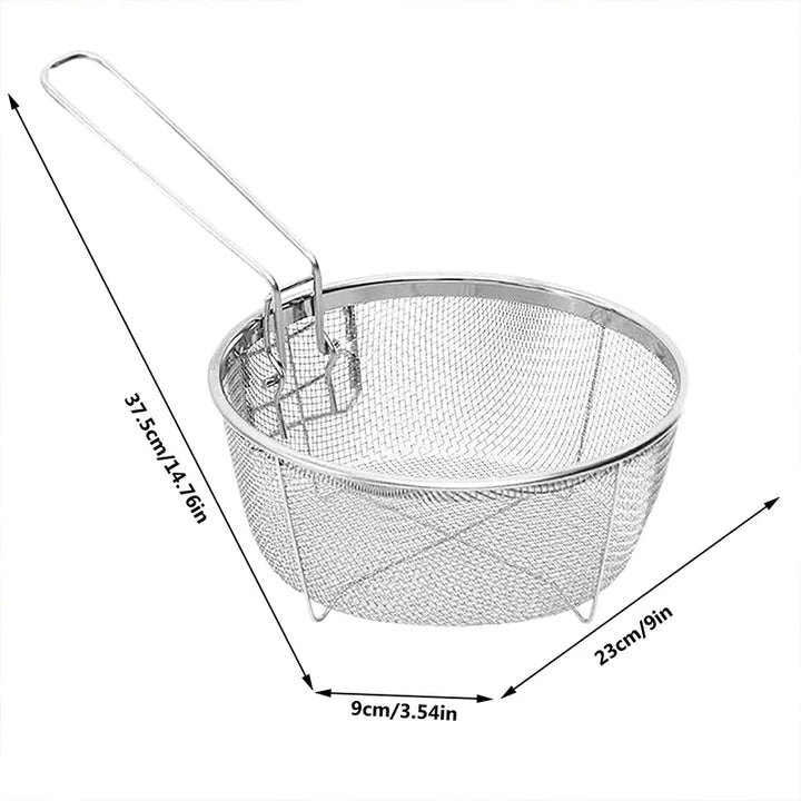 Deep Fryer Skimmer Basket for Kitchen Use