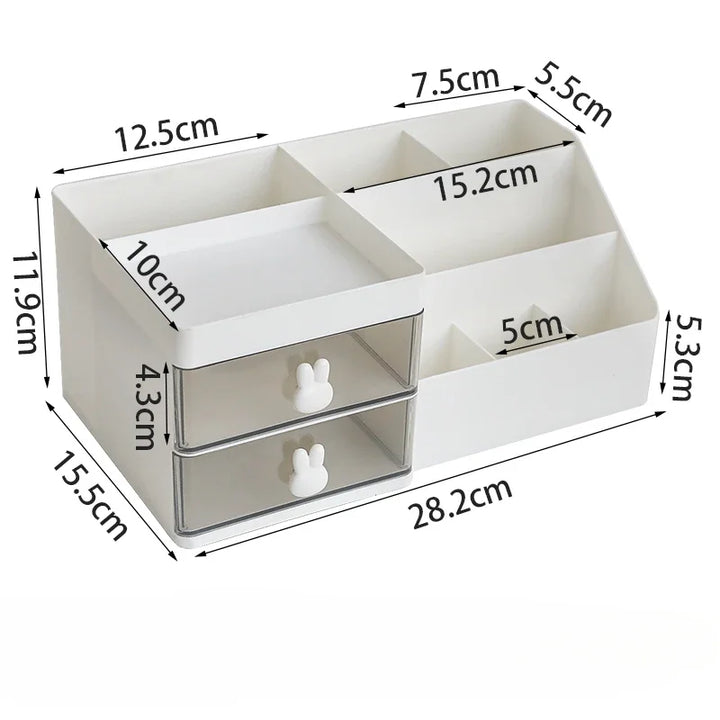 Desk Organizer with Drawers for Makeup