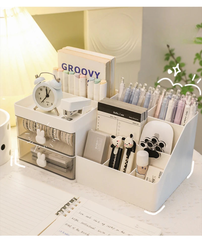 Desktop Organizer for Makeup and Stationery