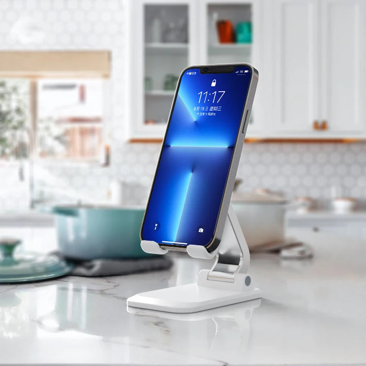 Desktop stand for smartphones