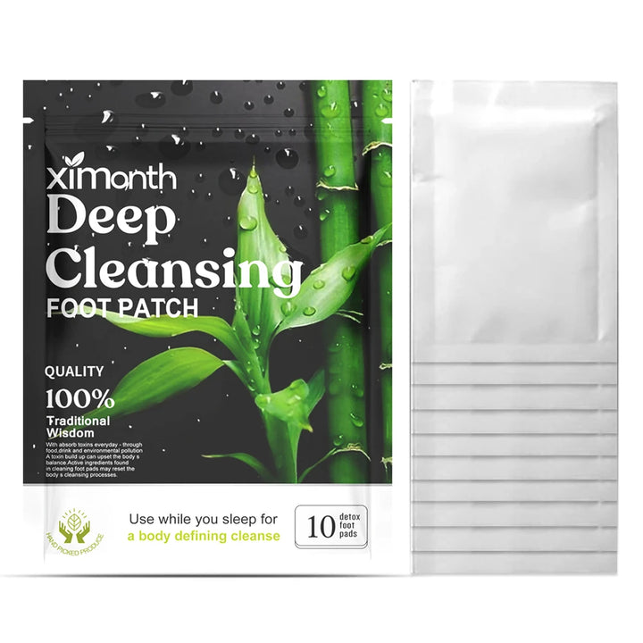 Detox foot pads for relaxation and rest