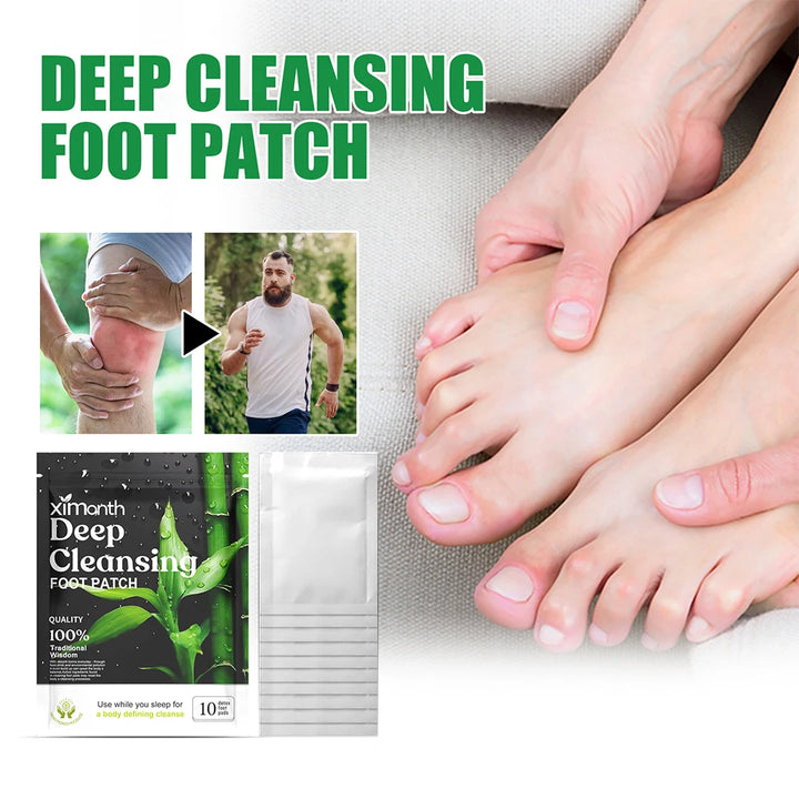 Detoxifying foot pads for deep sleep