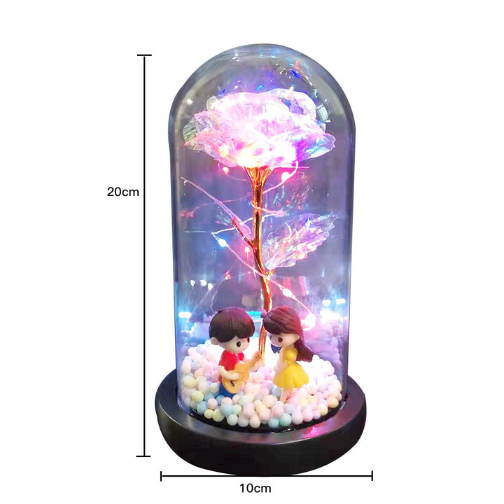 Dimensions of Eternal Flower Rose