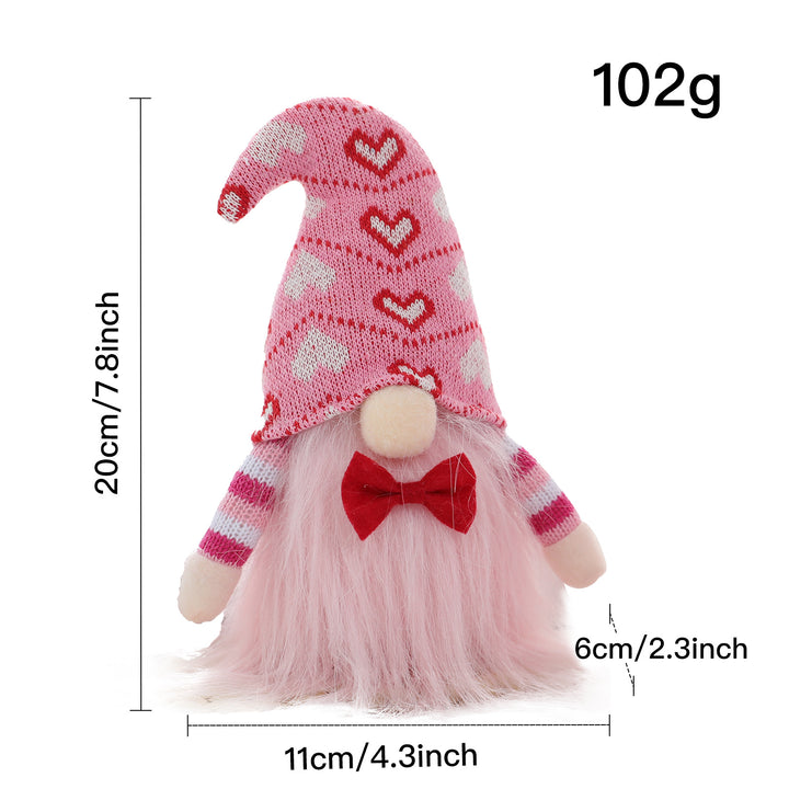 Dimensions of Knitted Faceless Doll