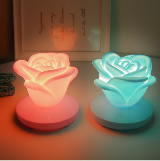 Dimmable Rose Shape Lamp