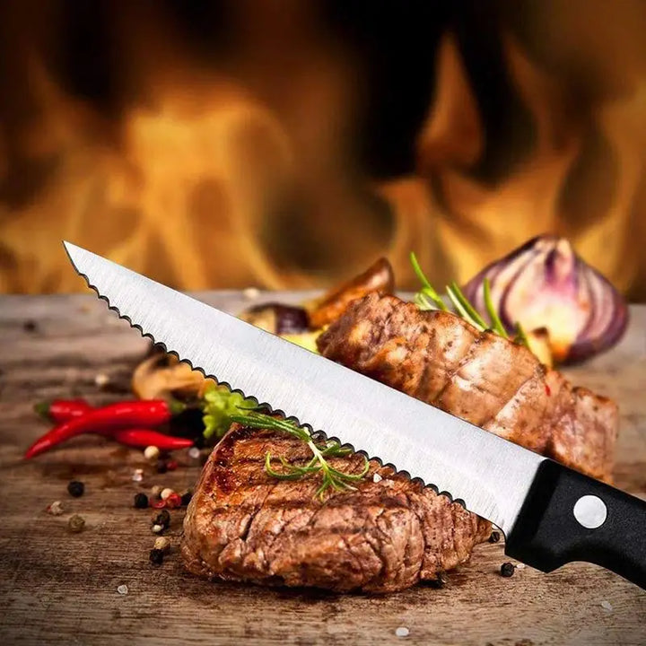 Dishwasher safe steak knives set
