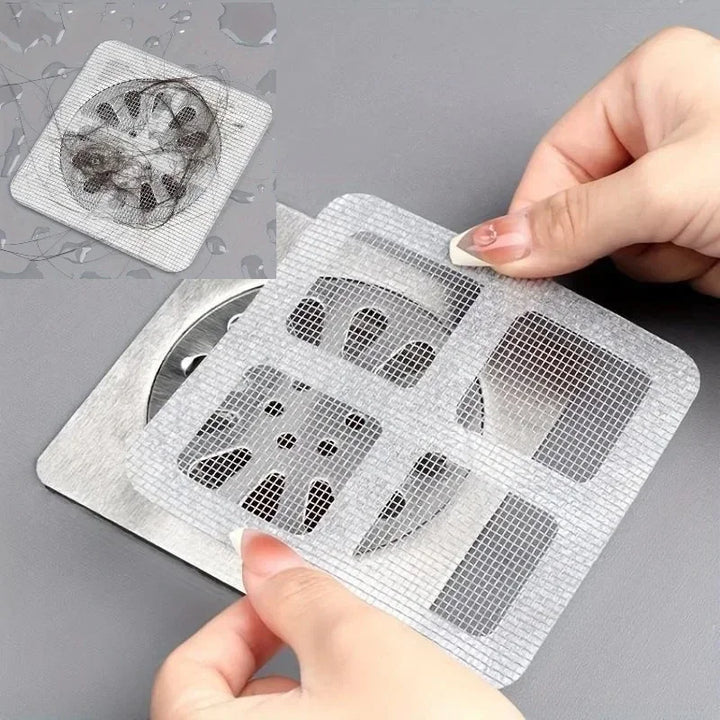 Disposable shower drain hair stoppers
