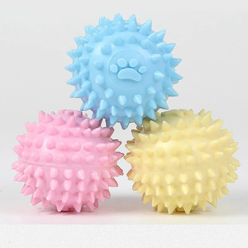 Dog Chewing Interactive Rubber Ball