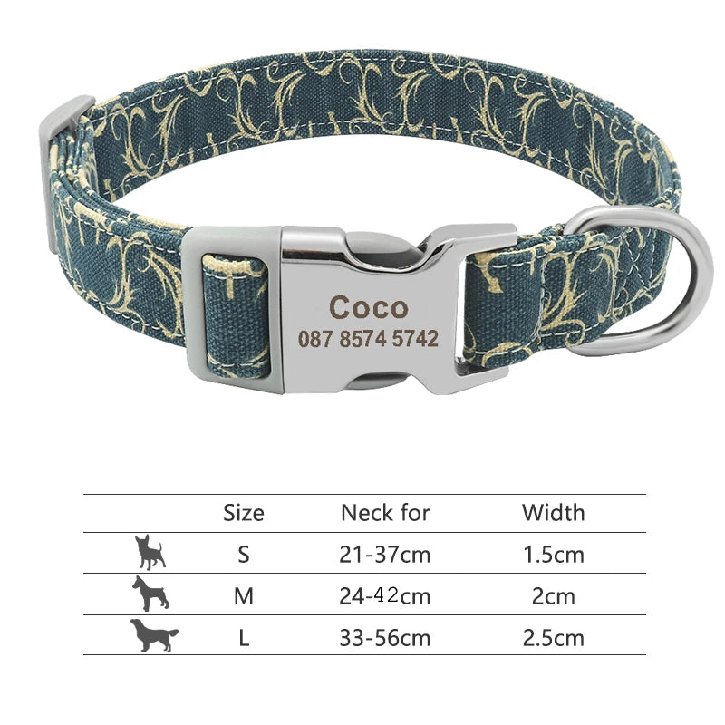 Dog Collar with Adjustable Buckle