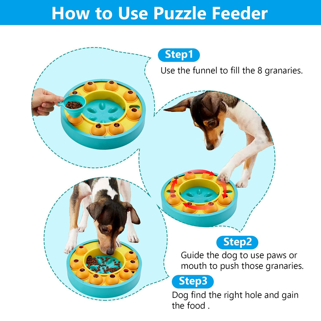 Dog IQ training puzzle food toy