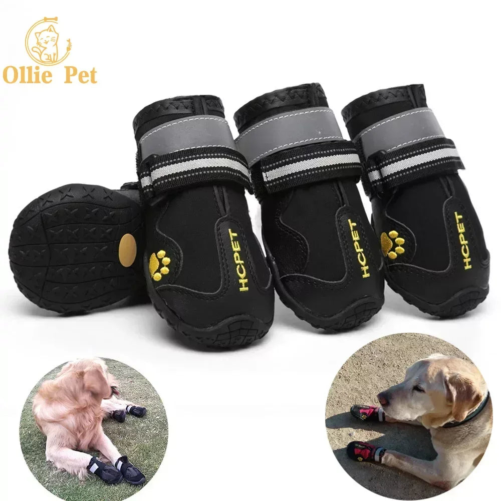 Dog Shoes Waterproof Anti-Slip Rain Boots