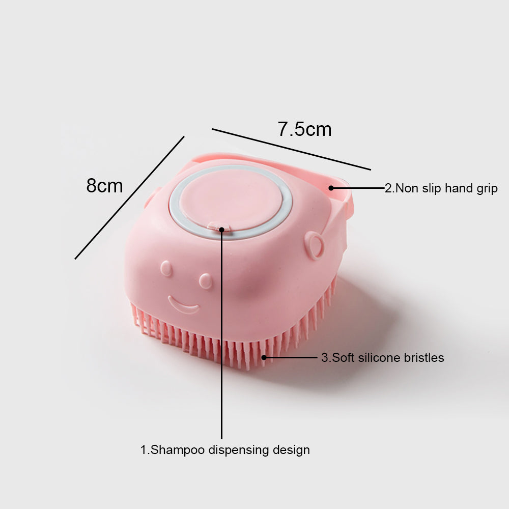 Dog and Cat Shampoo Massaging Bath Brush
