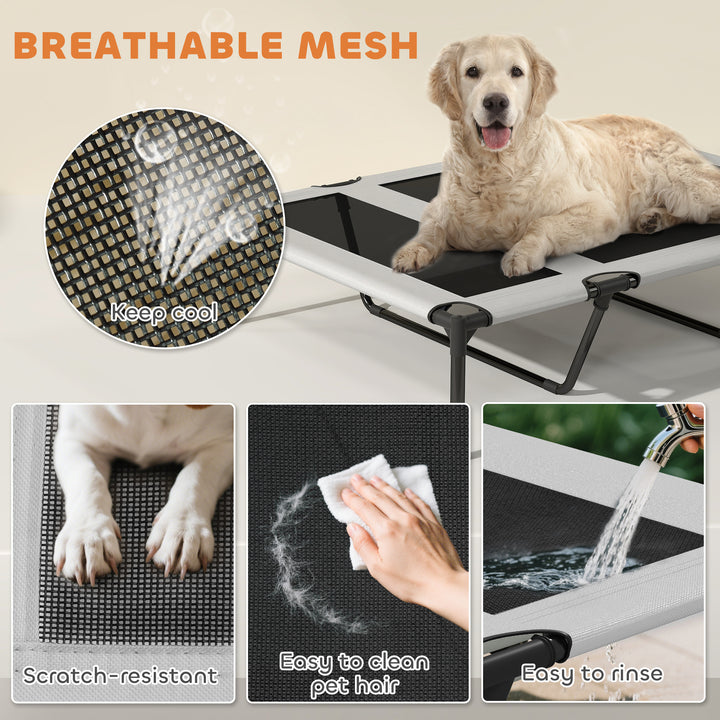Dog bed with cooling pad