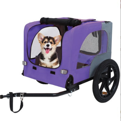 Dog cargo cart with hitch