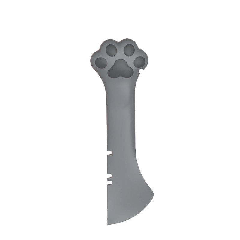 Dog cat food scoop and opener