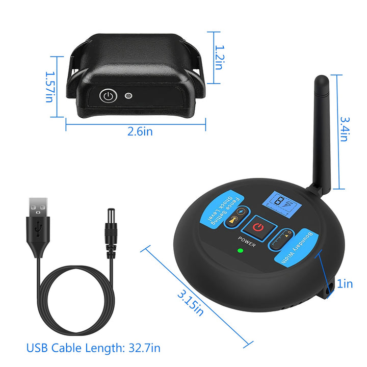 Dog containment system wireless setup
