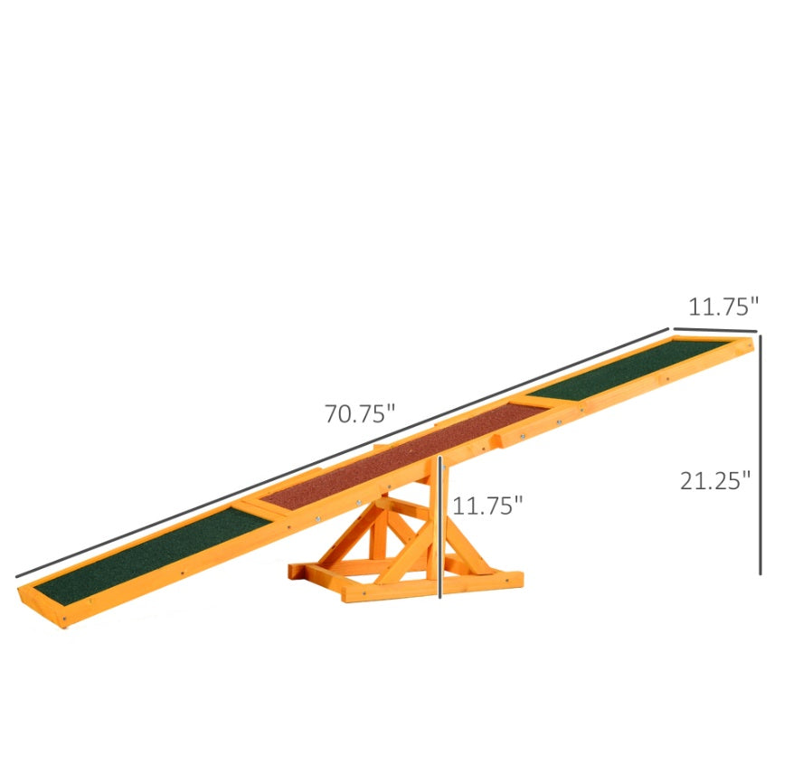 Dog exercise equipment weather resistant design