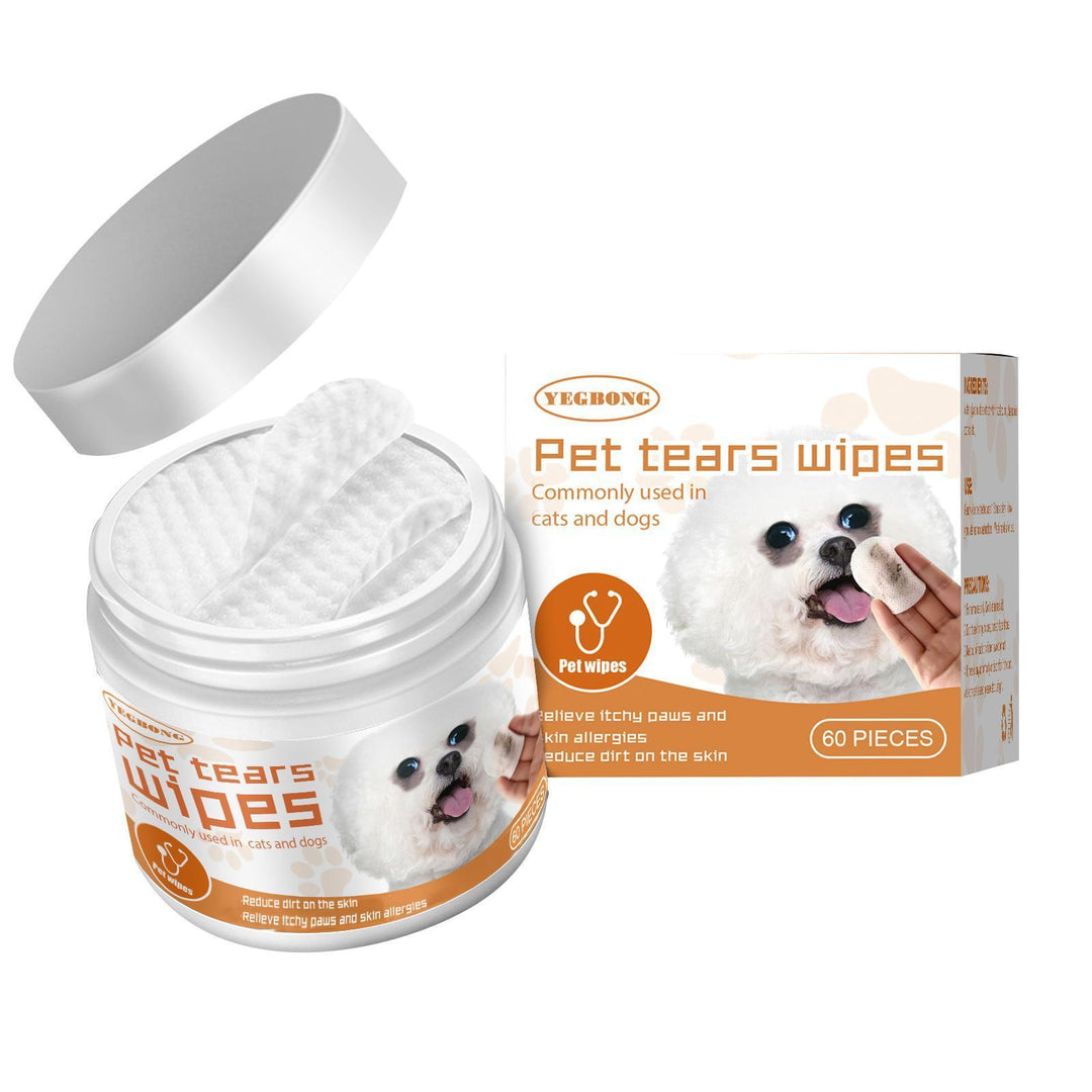 Dog eye cleaning wipes for tear stains