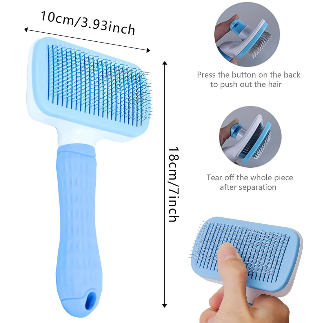 Dog fur removal brush