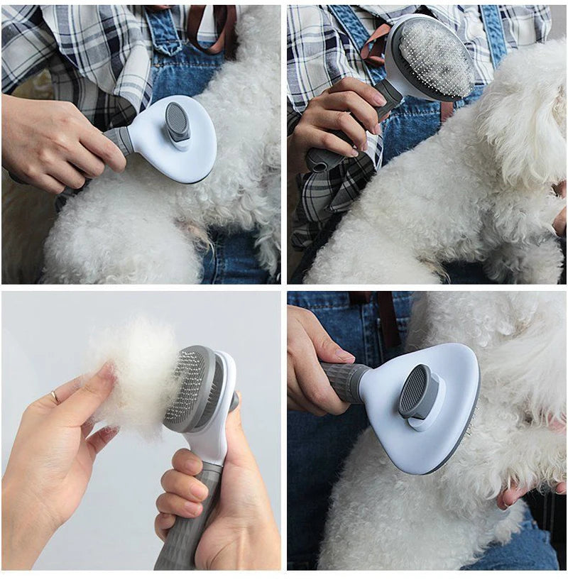 Dog hair remover brush