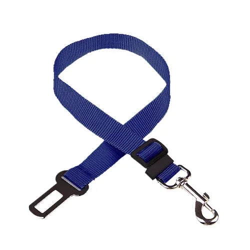 Dog harness with secure car clip