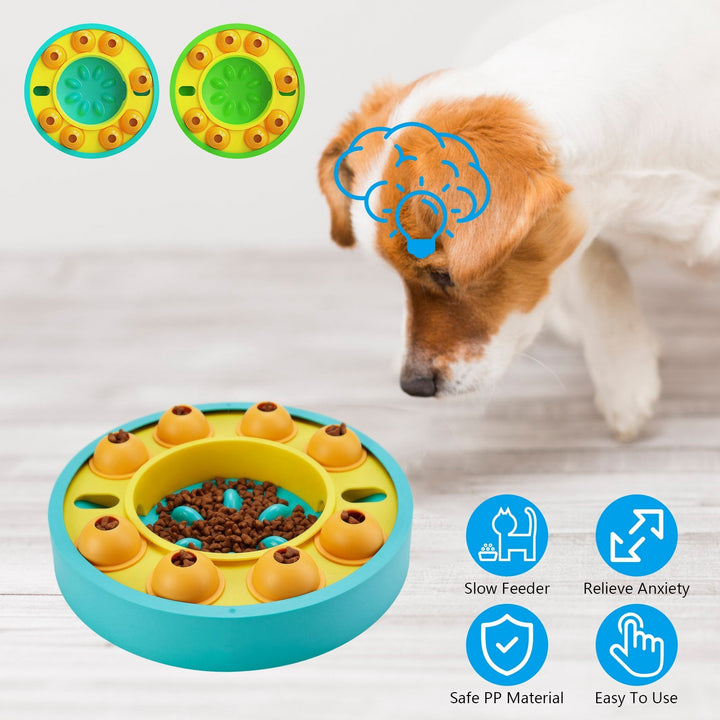 Dog puzzle food feeder slow feeding