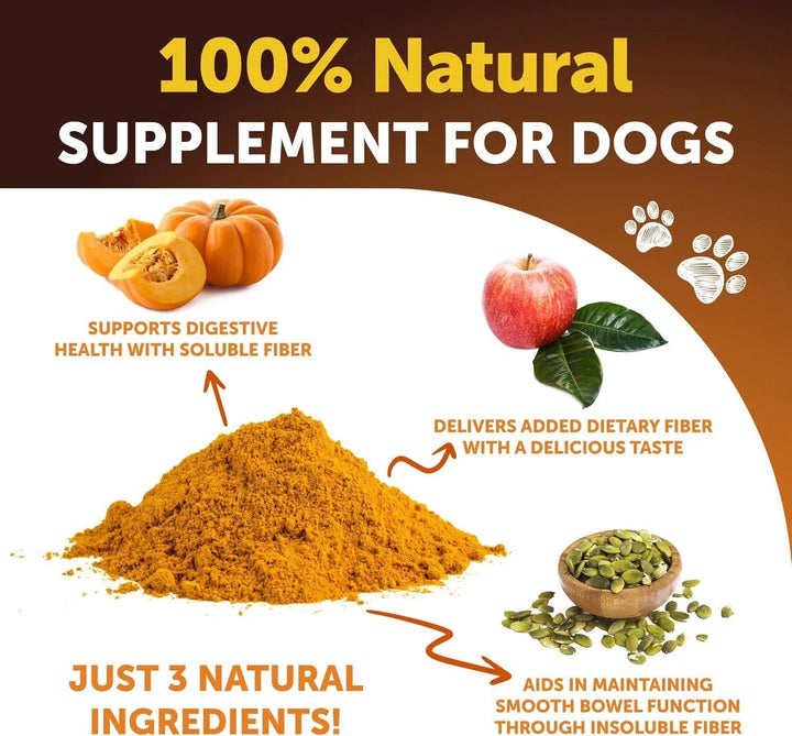 Dog supplement for firm stool and digestion