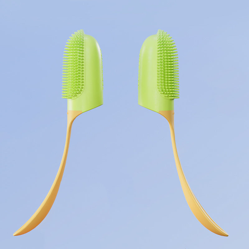 Dog tooth cleaning silicone brush tool