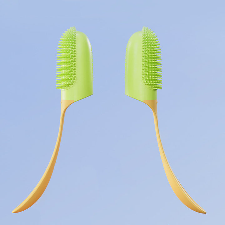 Dog tooth cleaning silicone brush tool