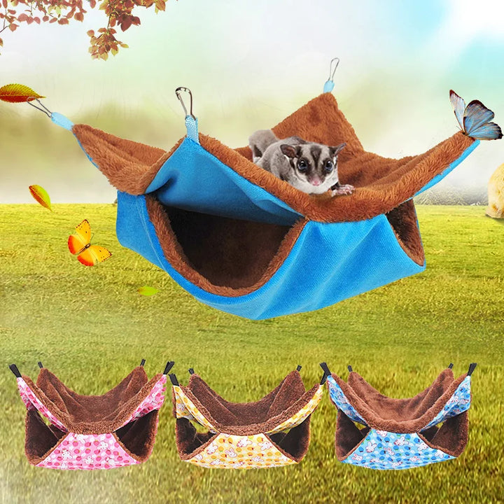 Double Layer Chinchilla Sleeping Hammock
