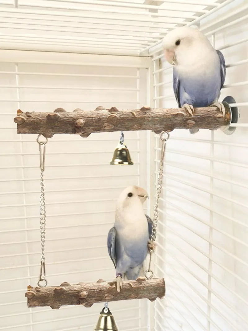 Double Layer Parrot Toy Stand