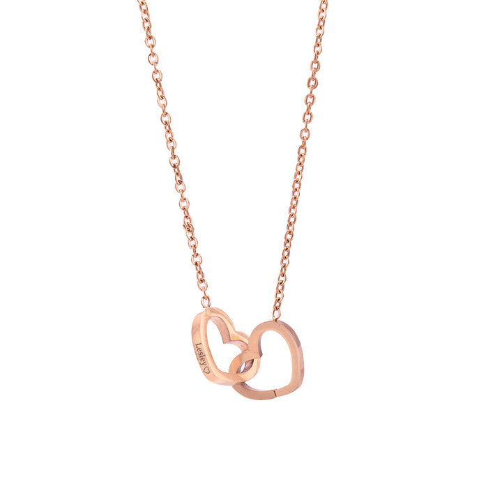 Double Name Heart Necklace