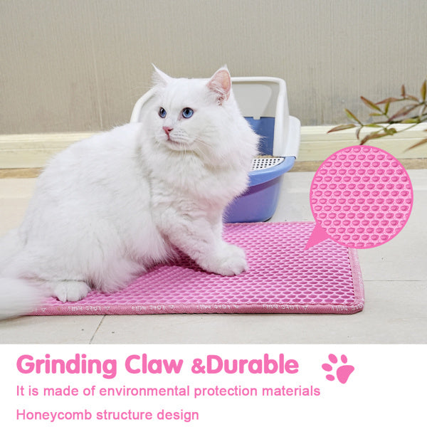 Double layer waterproof cat mat