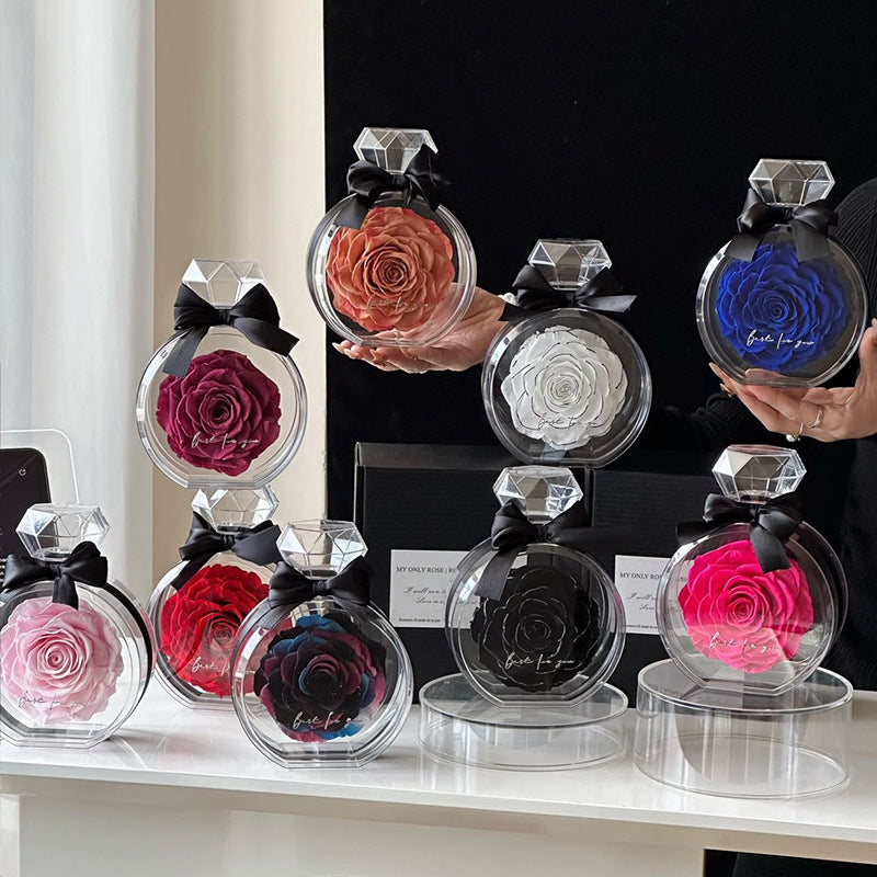 Dried rose gift box