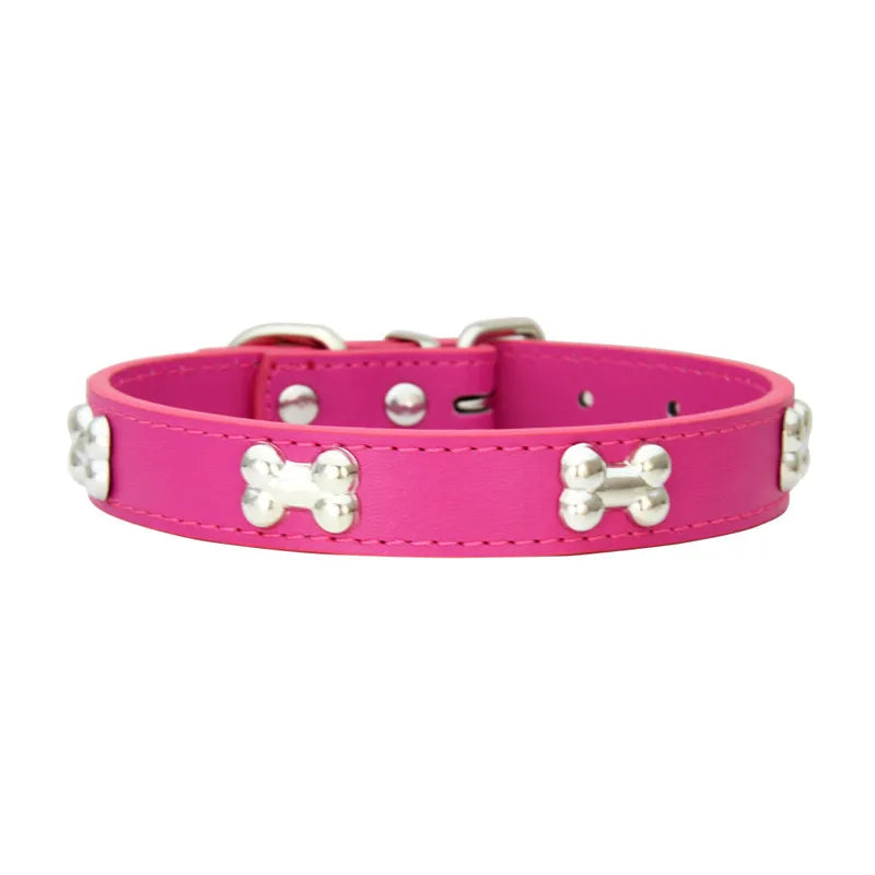 Durable Leather Collar for Pets
