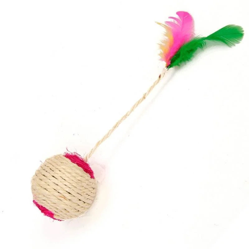 Durable Sisal Ball Toy for Cats