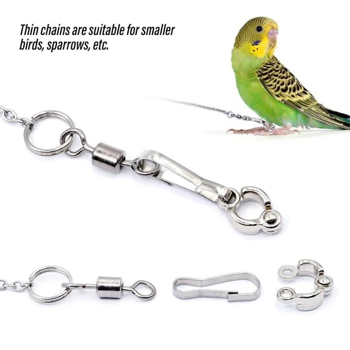 Durable Stainless Steel Bird Stand Chain