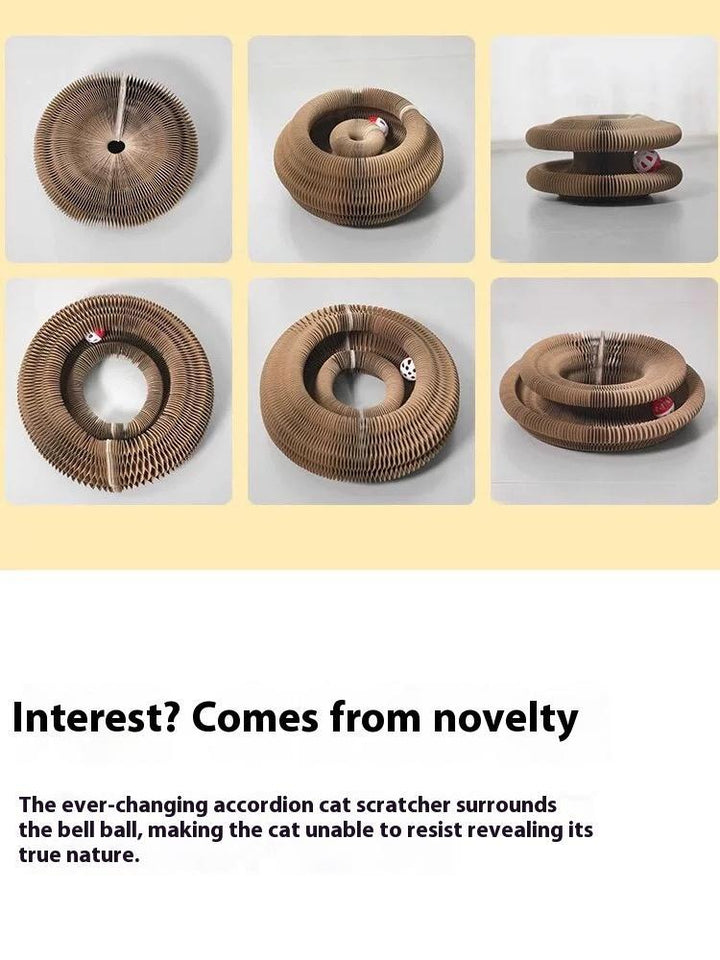 Durable cardboard scratcher for cats