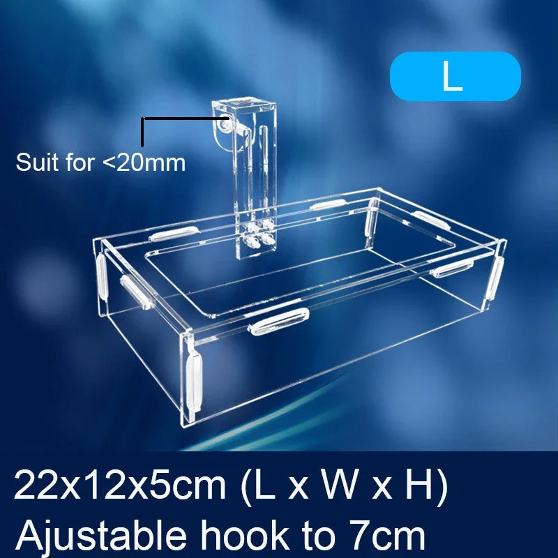 Durable fish food feeder for aquariums