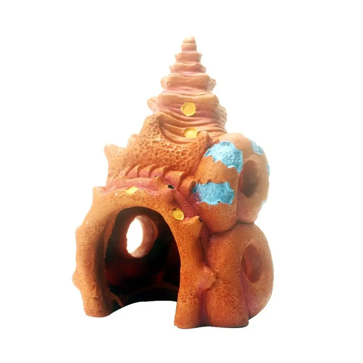 Durable resin decor for aquatic tanks