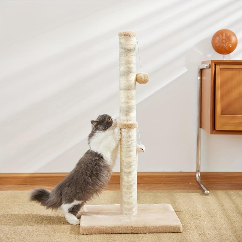 Durable sisal rope cat scratching post