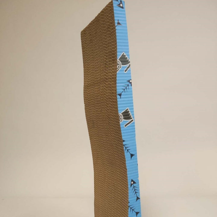 Durable wavy cat scratcher board