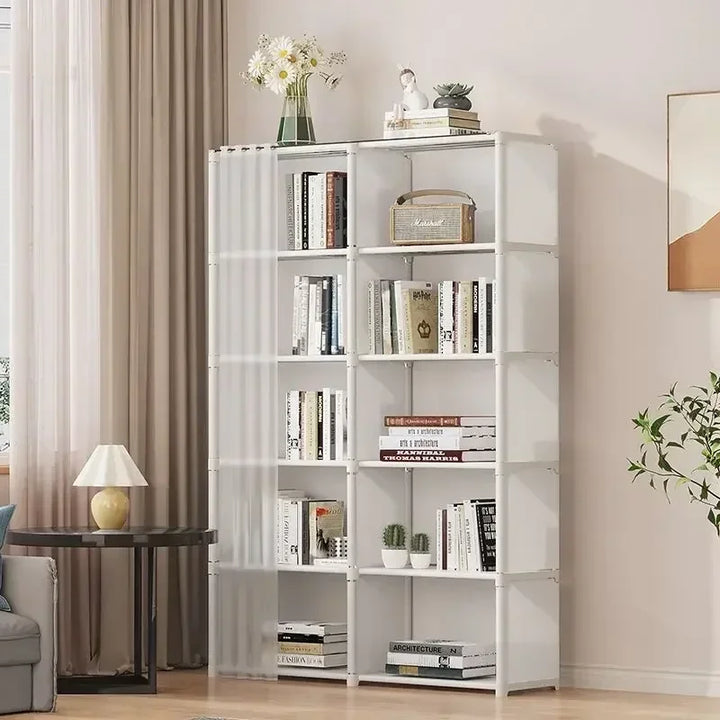 Dustproof Wardrobe Bookshelf Organizer