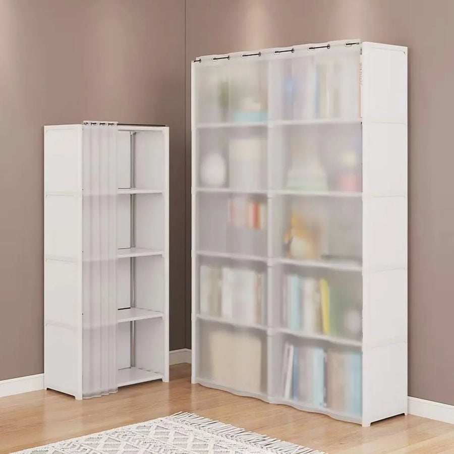 Dustproof Wardrobe High Capacity Partition Bookshelf