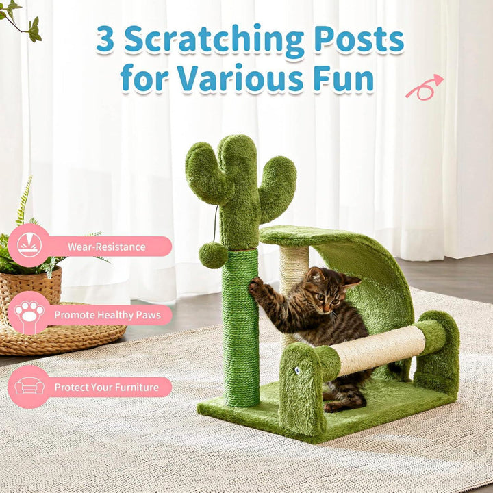 Easy assemble cactus cat scratch post
