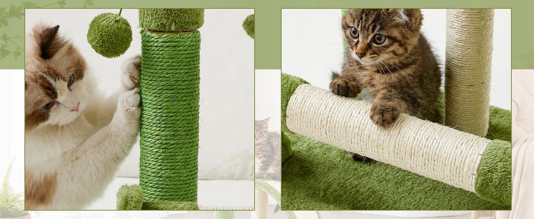 Easy to assemble cat scratching pole