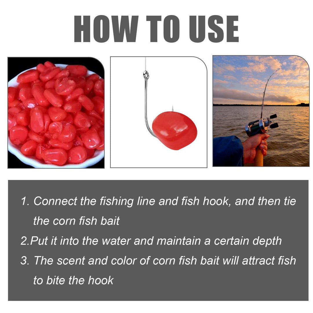 Easy to use corn fish bait