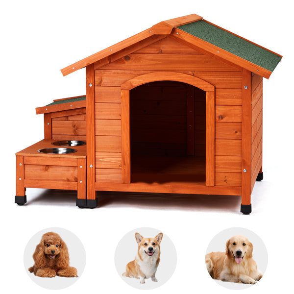 Eco-friendly wooden pet shelter