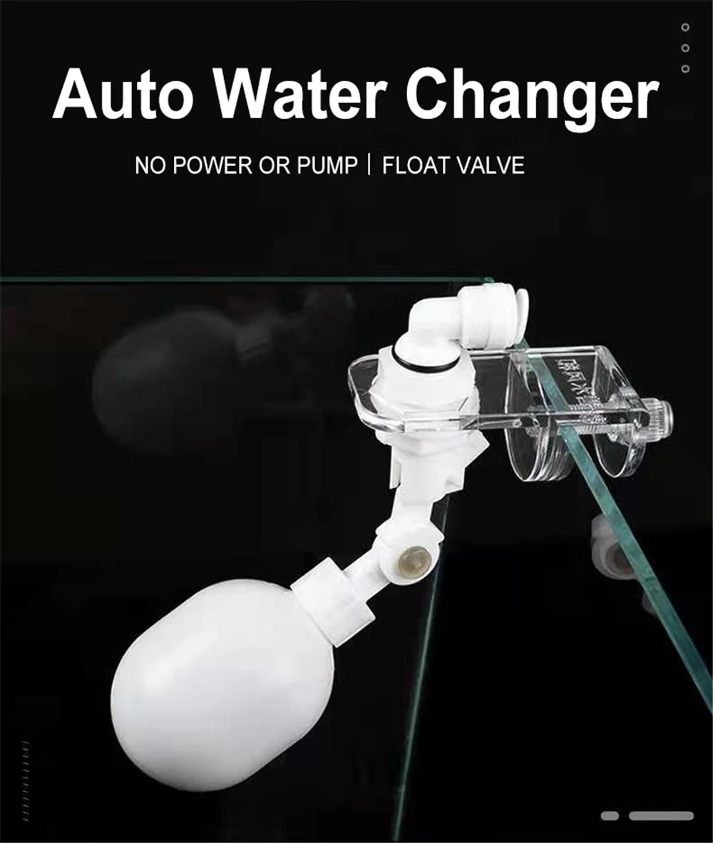 Efficient aquarium water changer kit