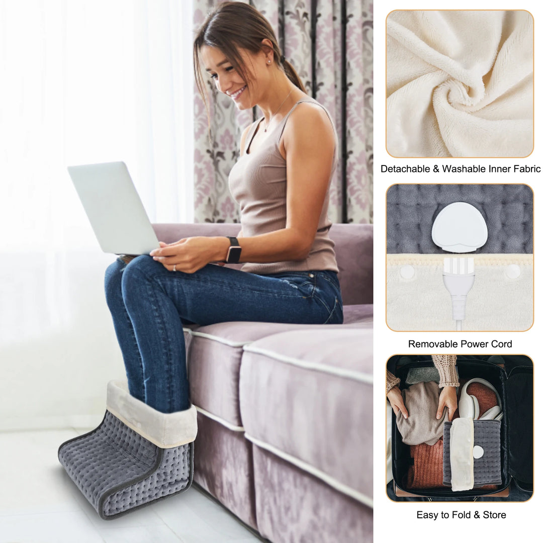 Electric Foot Heating Pad for Bedroom